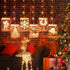 Christmas Decorative Novelty Hanging 3D Lights with Suction Cup for Indoor Windows Pathway Patio Bedroom Warm White