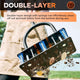(🎉Spring Sale - 30% Off)Lawn Aerator Tool with 15 Iron Spikes