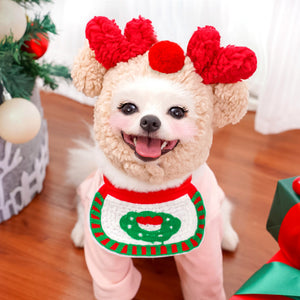 Adorable Christmas Tree Pom-Pom Hat