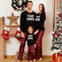 Team Santa Letter Print Christmas Family Matching Pajamas Set