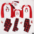 Family Matching Penguin Print Christmas Gamily Pajamas Set