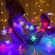 LED Snowflake Light String Twinkle Garlands Battery Powered Christmas Lamp Holiday Party Wedding Decorative Fairy Light
