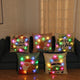 LED LIGHT CHRISTMAS CARTOON PILLOW CASE