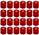 24 Pack Flameless Led Tea Lights Candles - Flickering Battery Operated Electronic Fake Candles – Decorations for Wedding, Party, Christmas, Halloween and Festival Celebration