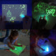 Kid Light Drawing Pad Luminescent Board Glow in Dark Painting Developing Educational Toy (A4)