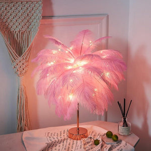 FEATHER PALM TREE RC LAMP | WONDERCARTS TREES