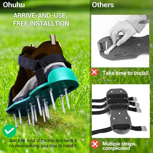 (🔥Semi-Annual Sale - 30% OFF)Lawn Aerator Shoes Loose The Soil (1 Pair)