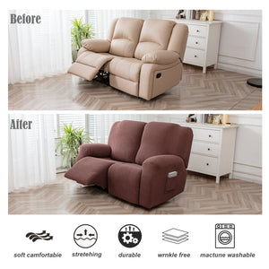 Jacquard Recliners Slipcovers For 1/2/3 Seats