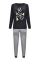 Family Matching Letter Graphic Family Look Pajama Set