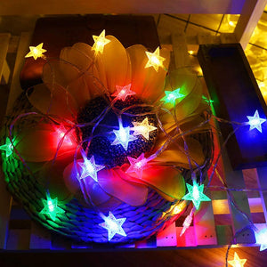 100 LED 49 FT Star String Lights