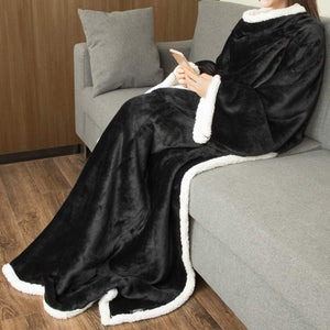 Sofa TV Wearable Blanket With Sleeves