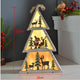 2020 New Christmas Decoration Creative Led Light Christmas Tree Hanging Pendant Star Car Heart Wooden Ornament Xmas Party
