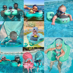 (🎉Mid year promotion - 30% OFF) Mambobaby Solid Non-Inflatable Baby Waist Floating Swimming Ring