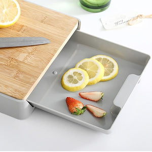 ( Early Christmas Promotion-30% OFF )Kitchen Cutting Board with Detachable Storage Drawer
